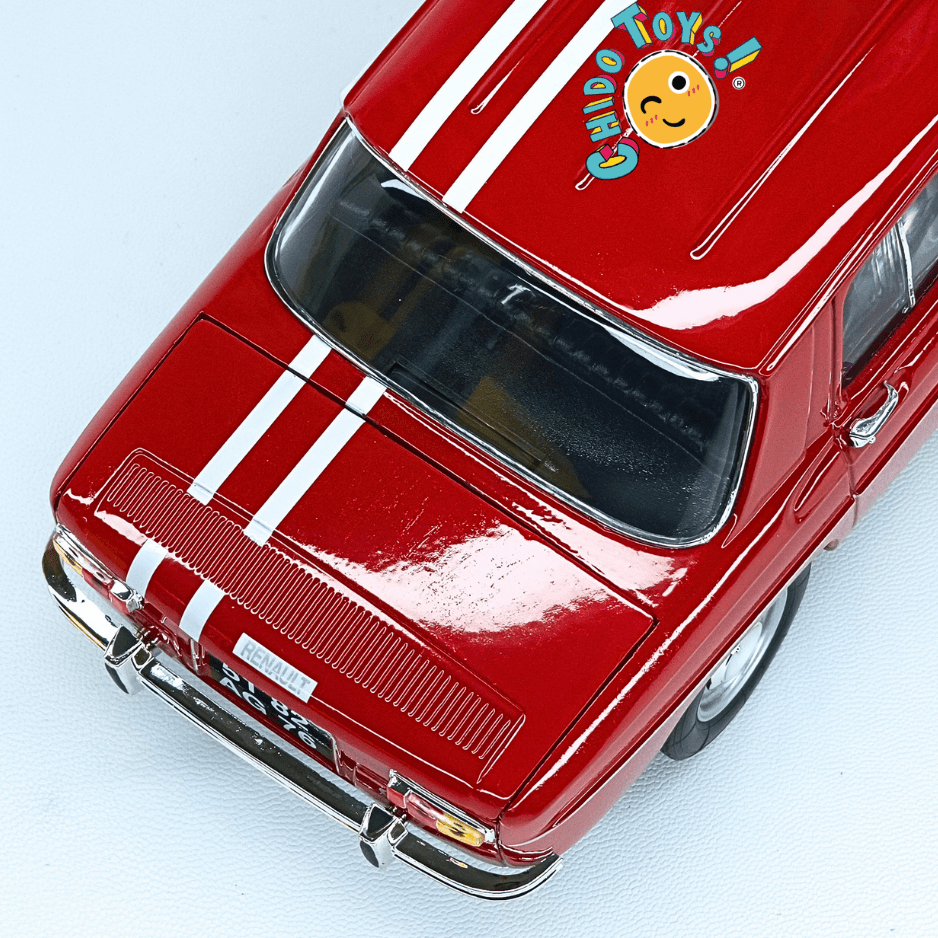 Solido Renault 8 Gordini 1967 1:18 Rojo metálico edición clásica - Chido Toys