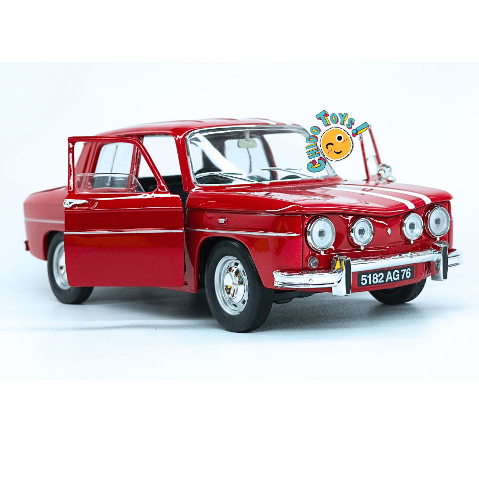 Solido Renault 8 Gordini 1967 1:18 Rojo metálico edición clásica - Chido Toys