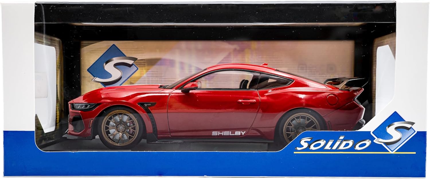 Solido Shelby Mustang Super Snake 2025 1:18 Race Red - Chido Toys
