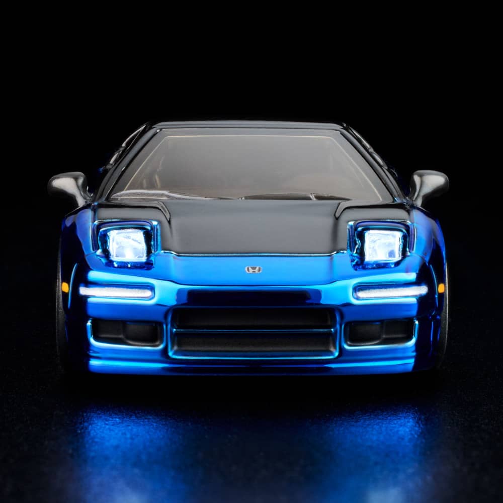 Hot Wheels RLC Honda NSX 1:64 Spectraflame Blue con iluminación funcional