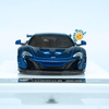 Star Model McLaren 650S Liberty Walk oficial 1:64 azul metálico con llantas adicionales - Chido Toys