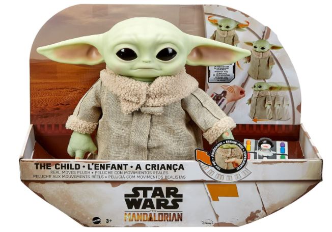 Star Wars Grogu, The Child, juguete de peluche "The Mandalorian", a control remoto - Chido Toys