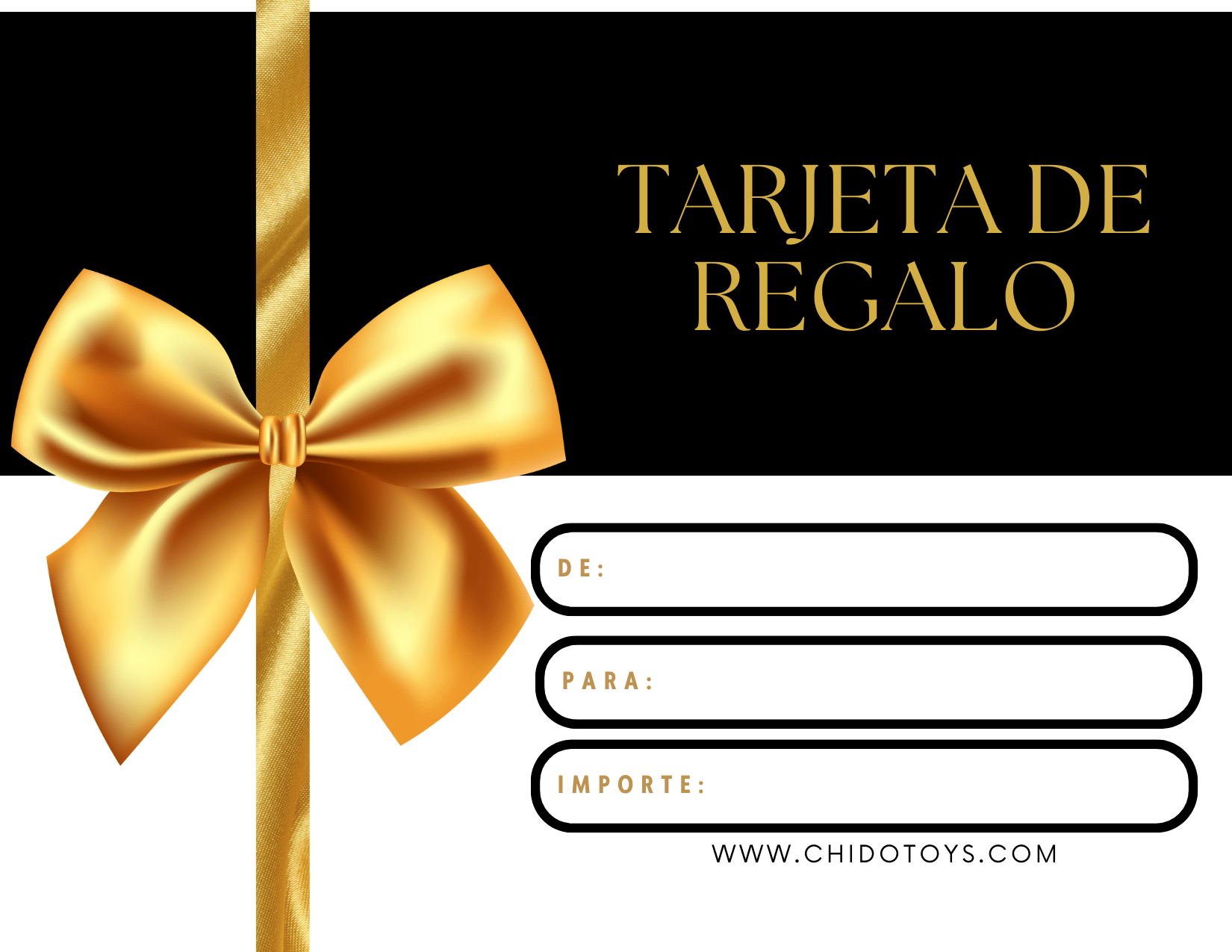 Tarjeta Digital de Regalo - Chido Toys