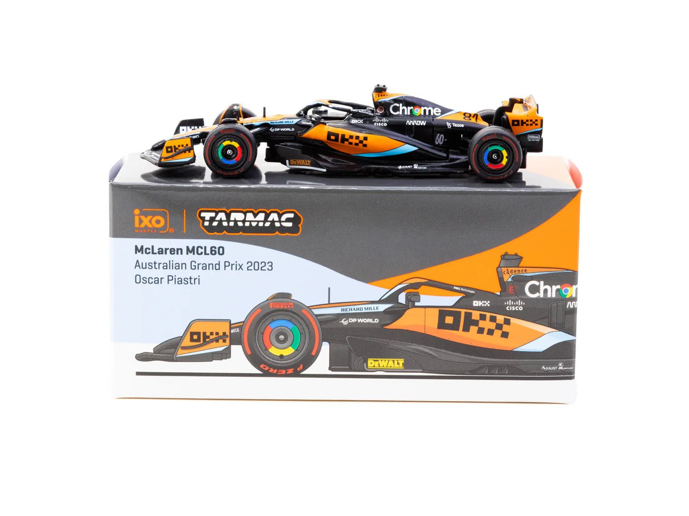 Tarmac Works McLaren MCL60 1:64 Oscar Piastri F1 2023 - Chido Toys