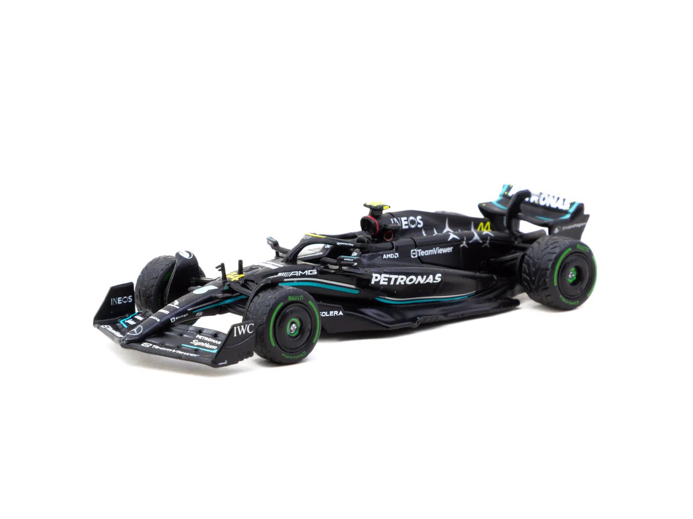 Tarmac Works Mercedes W14 F1 2023 Hamilton 1:64 44 - Chido Toys