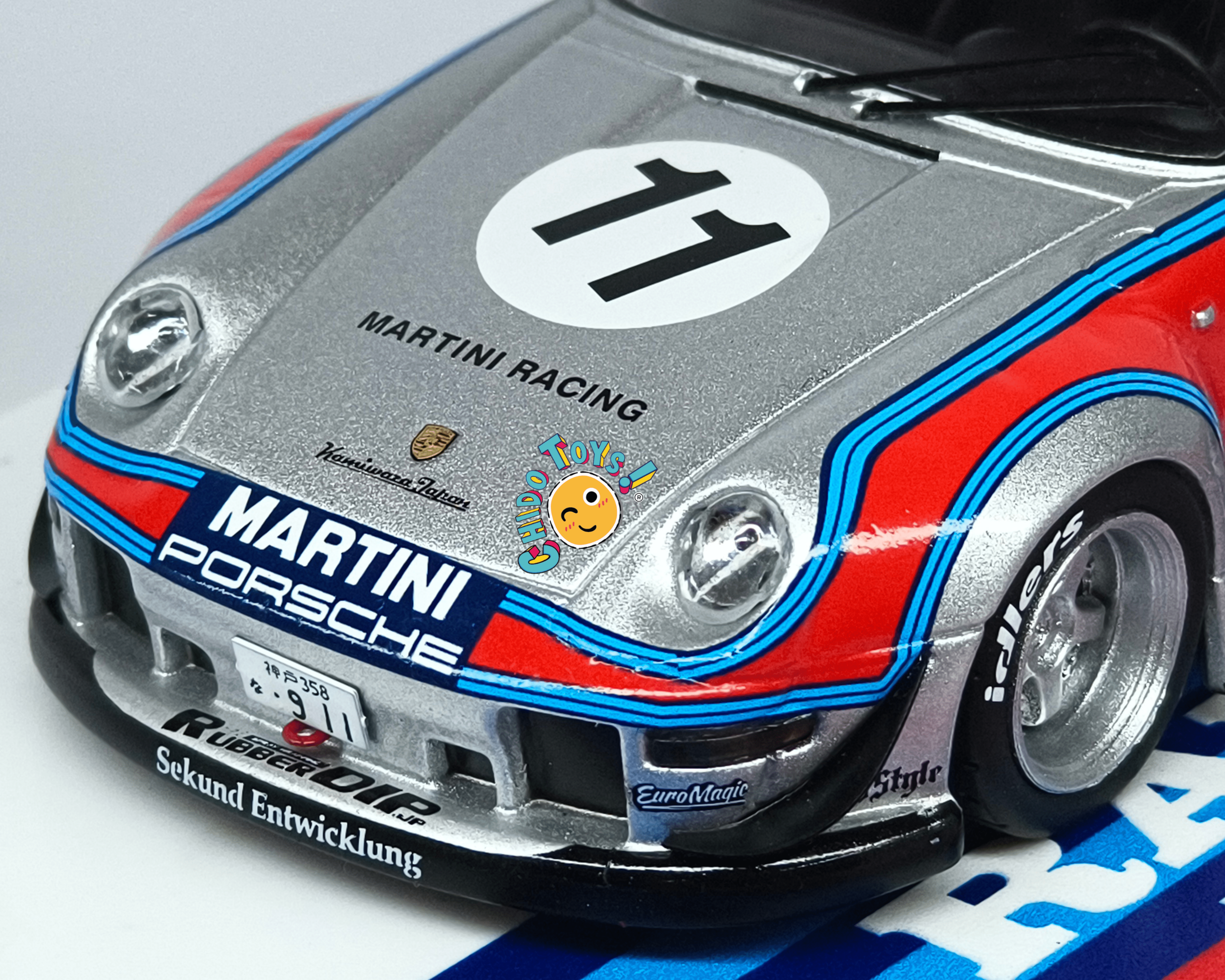 Tarmac Works RWB 993 Rough Rhythm #11 1:43 Martini Racing – Chido Toys