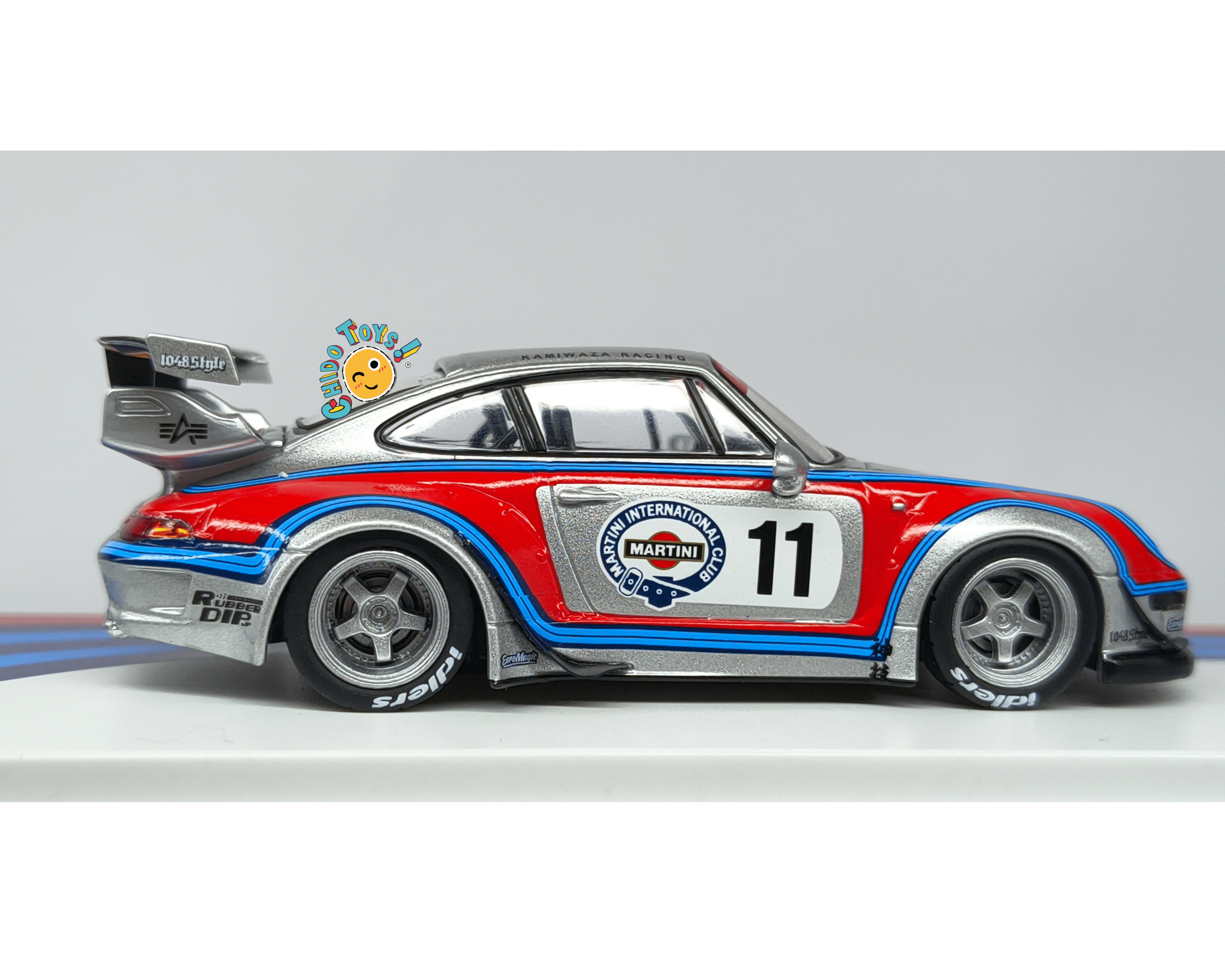 Tarmac Works RWB 993 Rough Rhythm 11 1:43 Martini Racing - Chido Toys