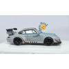 Top Models RWB 930 1:64 edición limitada gris mate con capelo - Chido Toys