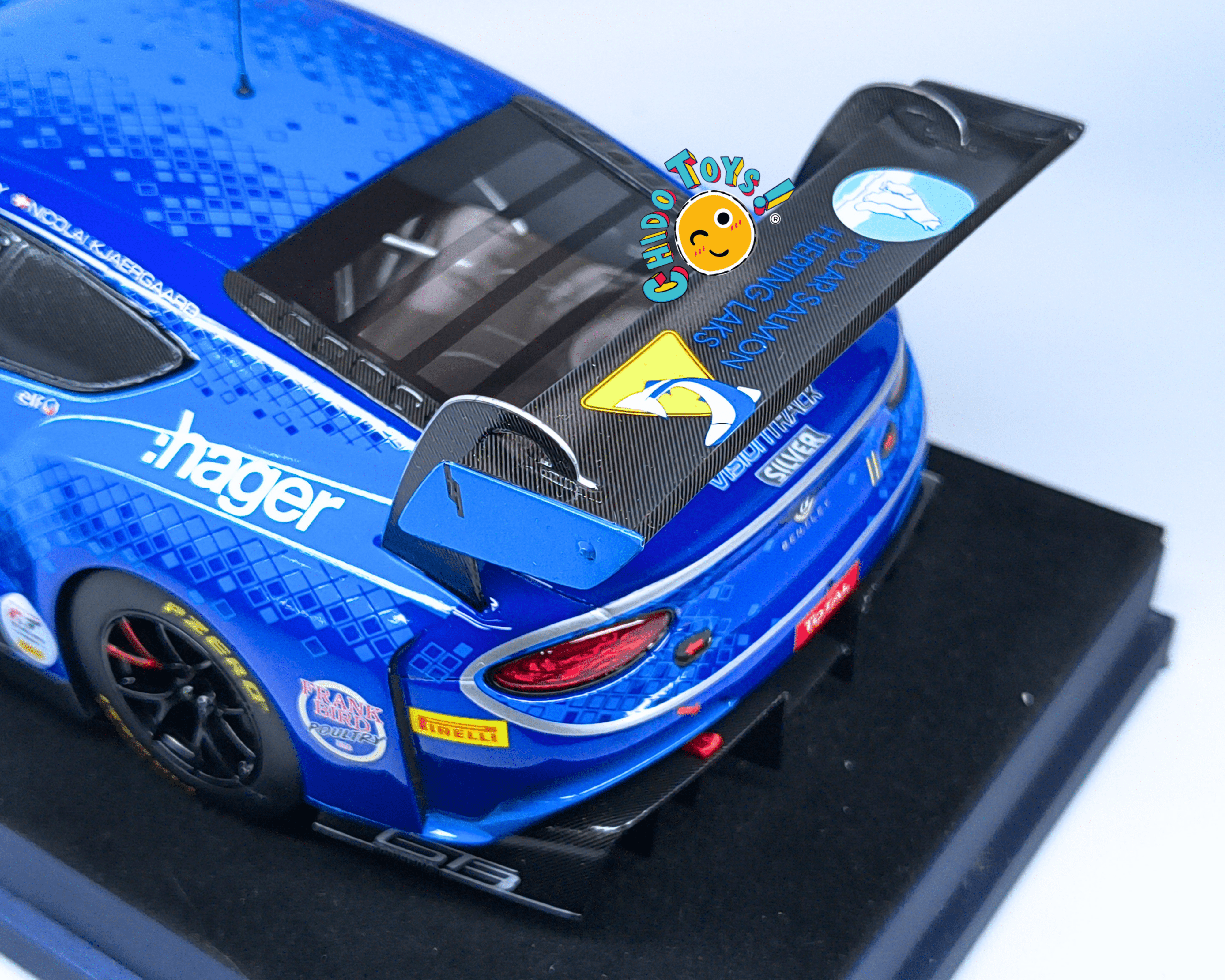 Top Speed Bentley Continental GT3 2020 Spa 1:18 azul racing resina - Chido Toys