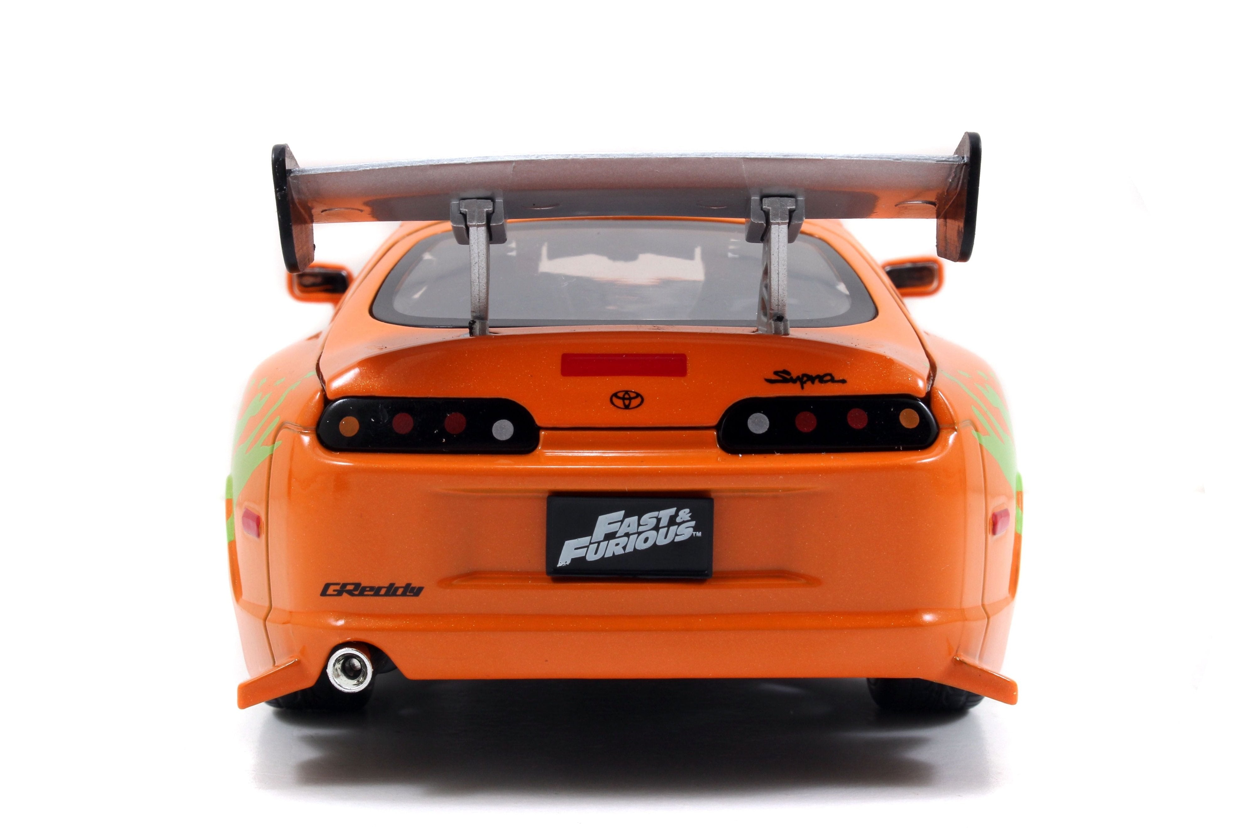 Toyota Supra 95' de Brian en Fast & Furious - Modelo a Escala 1:24 de Metal con Detalles Realistas - Chido Toys