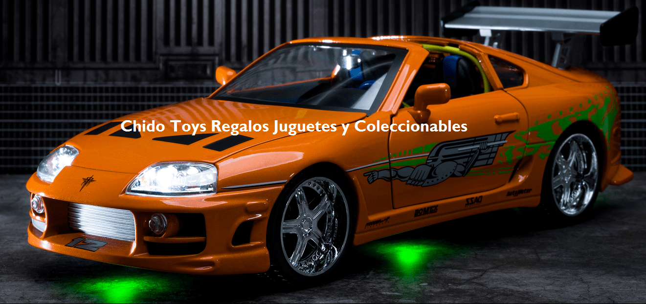 Toyota Supra escala 1:18 con Iluminación LED de Jada - El Deportivo que Hará Brillar Tu Colección - Chido Toys