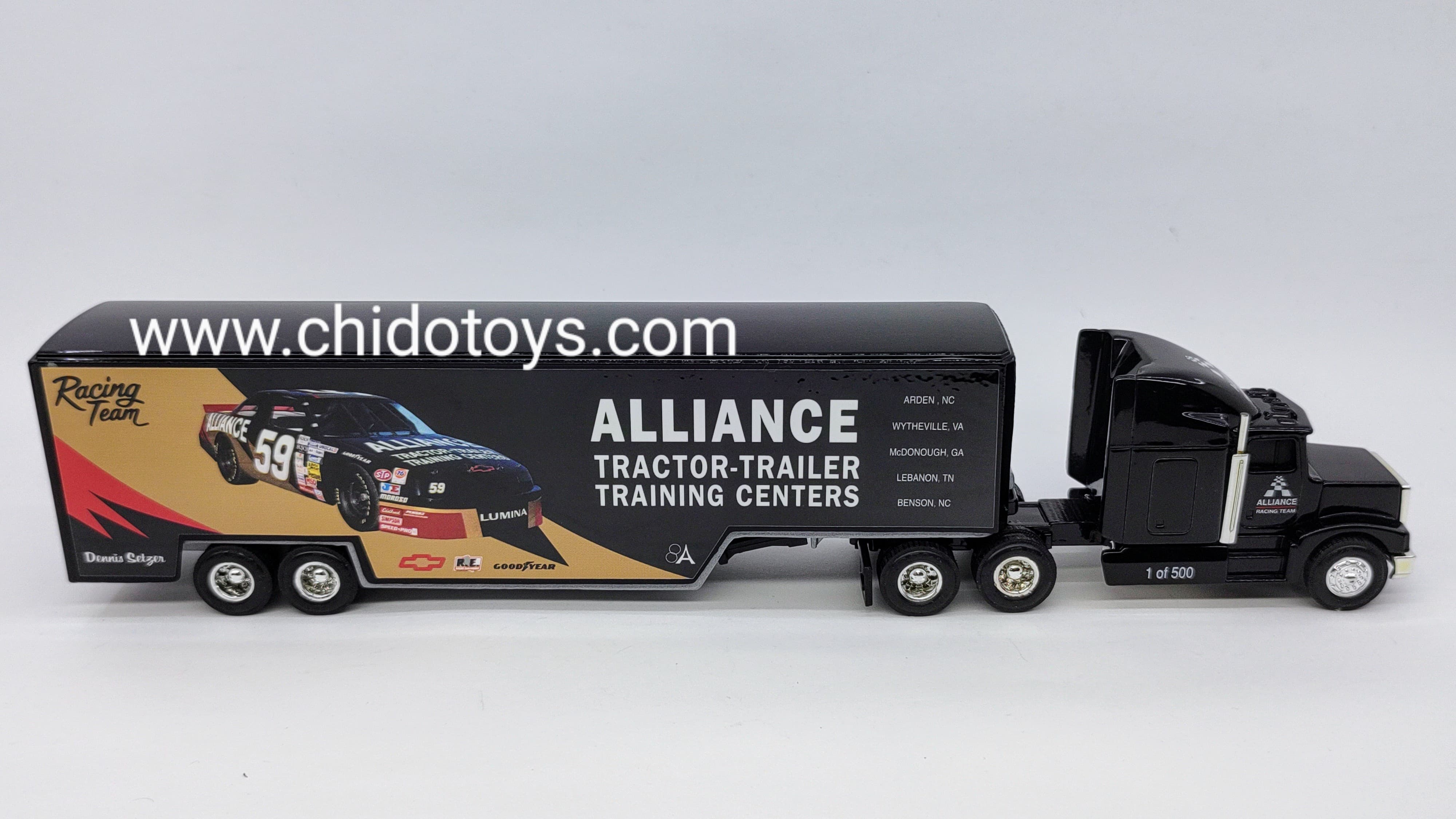 Trailer a escala marca ERTL Modelo Peterbilt 377A/E - Chido Toys