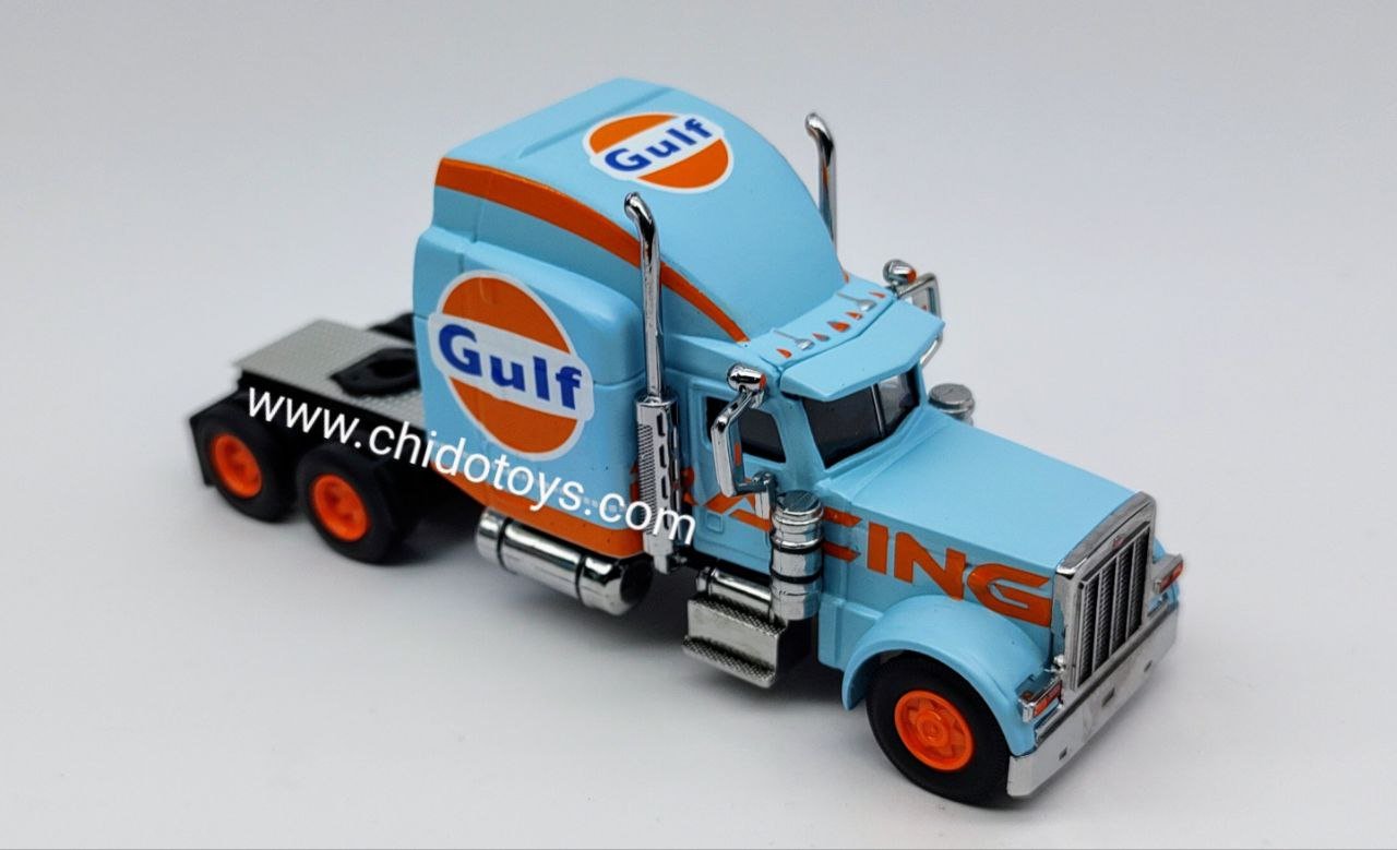 Tráiler a escala, marca Fine Works64, Modelo Peterbilt - Chido Toys