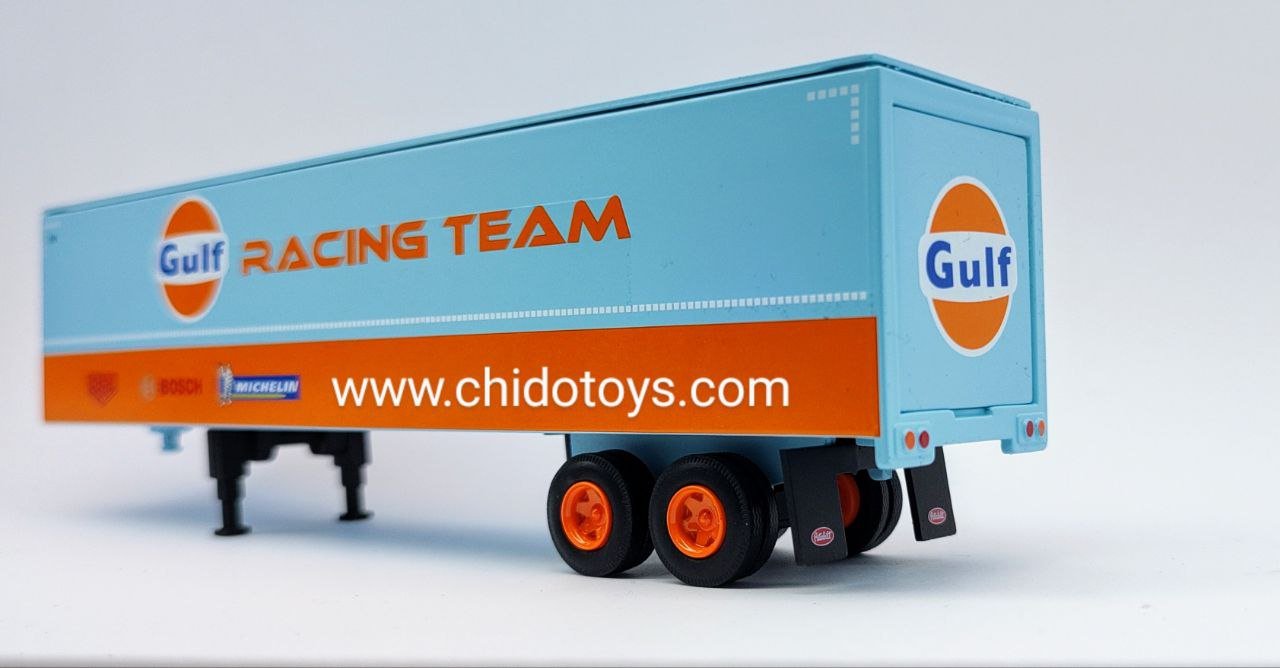 Tráiler a escala, marca Fine Works64, Modelo Peterbilt - Chido Toys