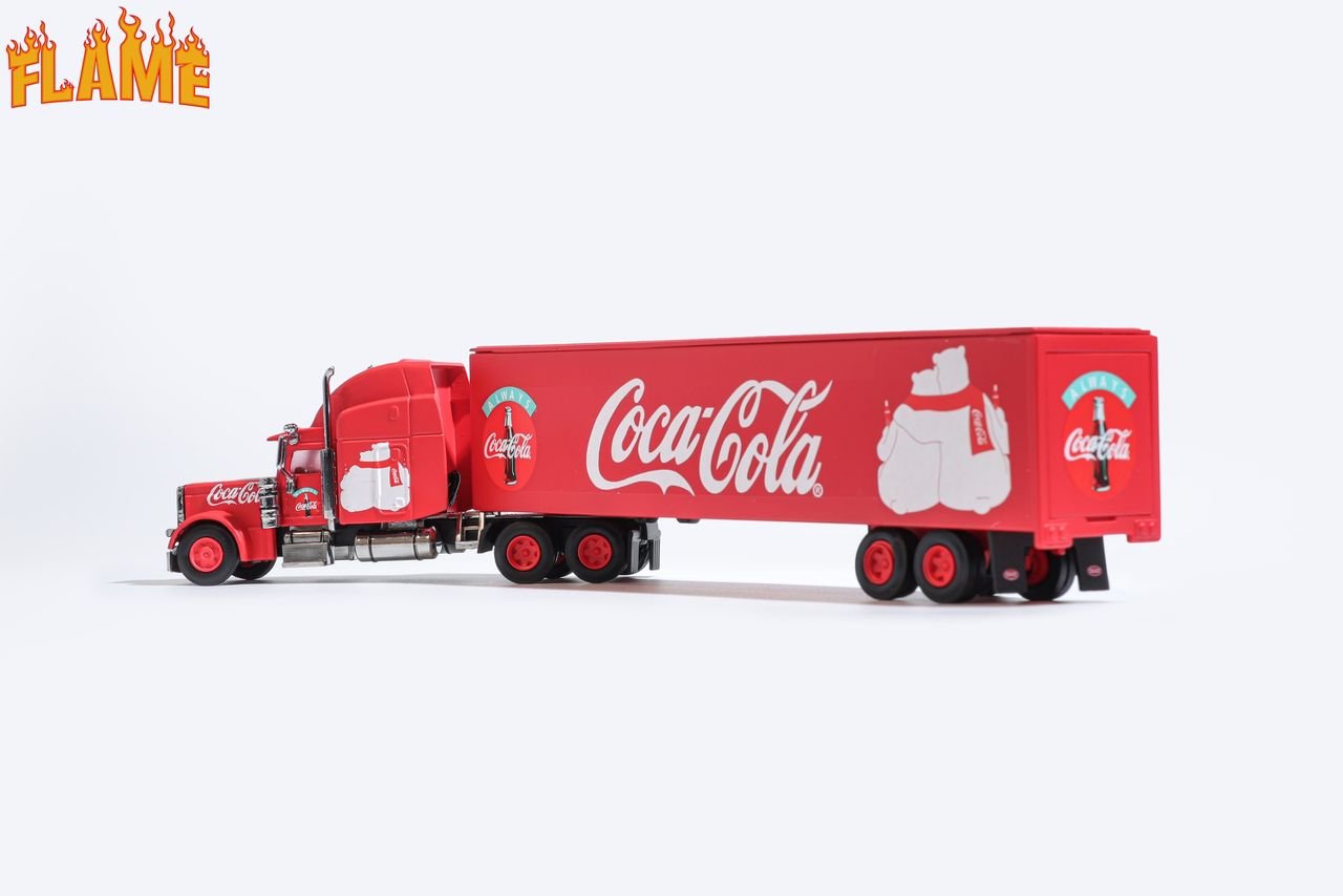 Trailer Peterbilt 379 aero a escala marca Flame - Chido Toys