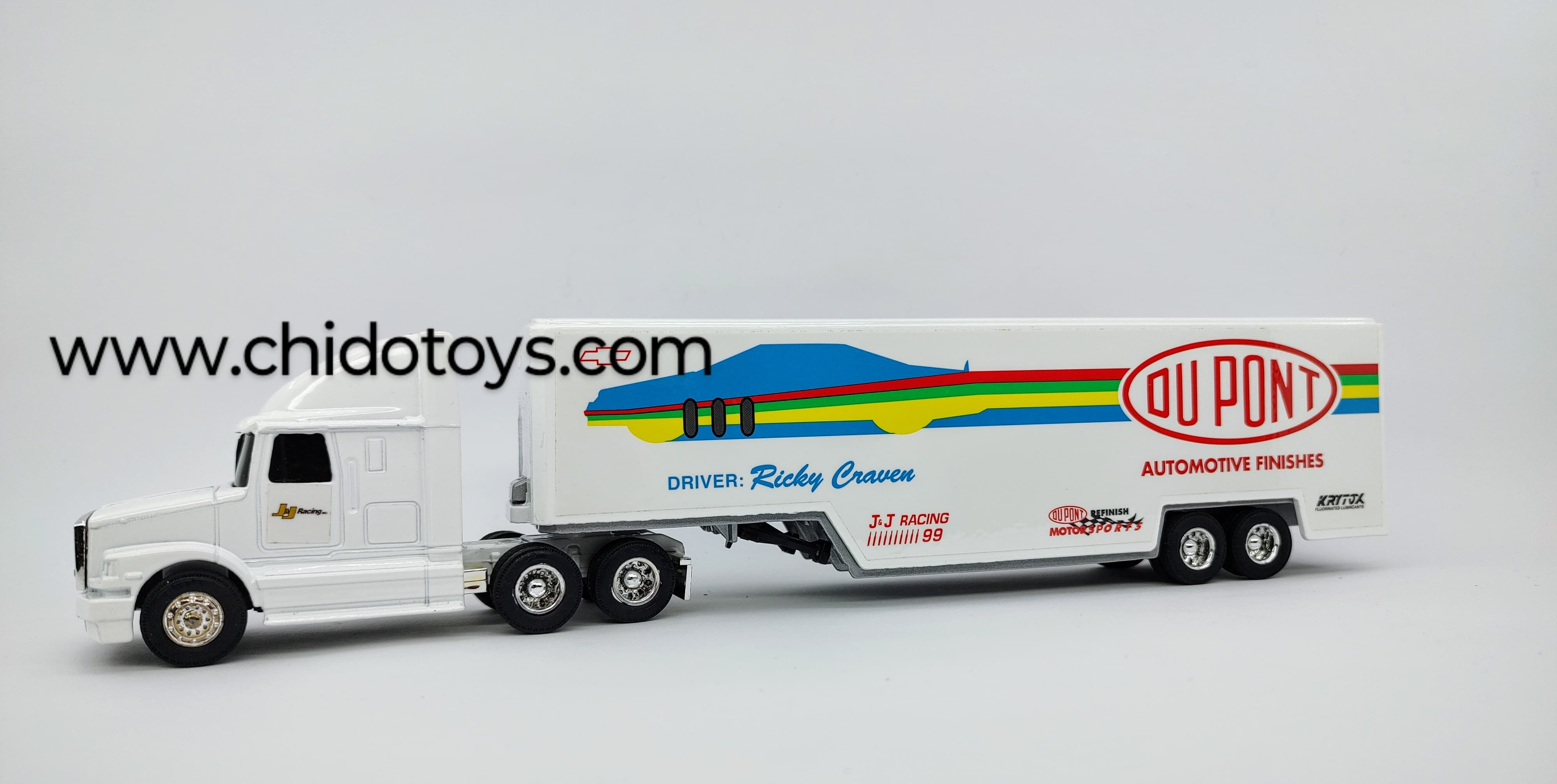 Tráler a escala marca ERTL, Modelo Dupont - Chido Toys