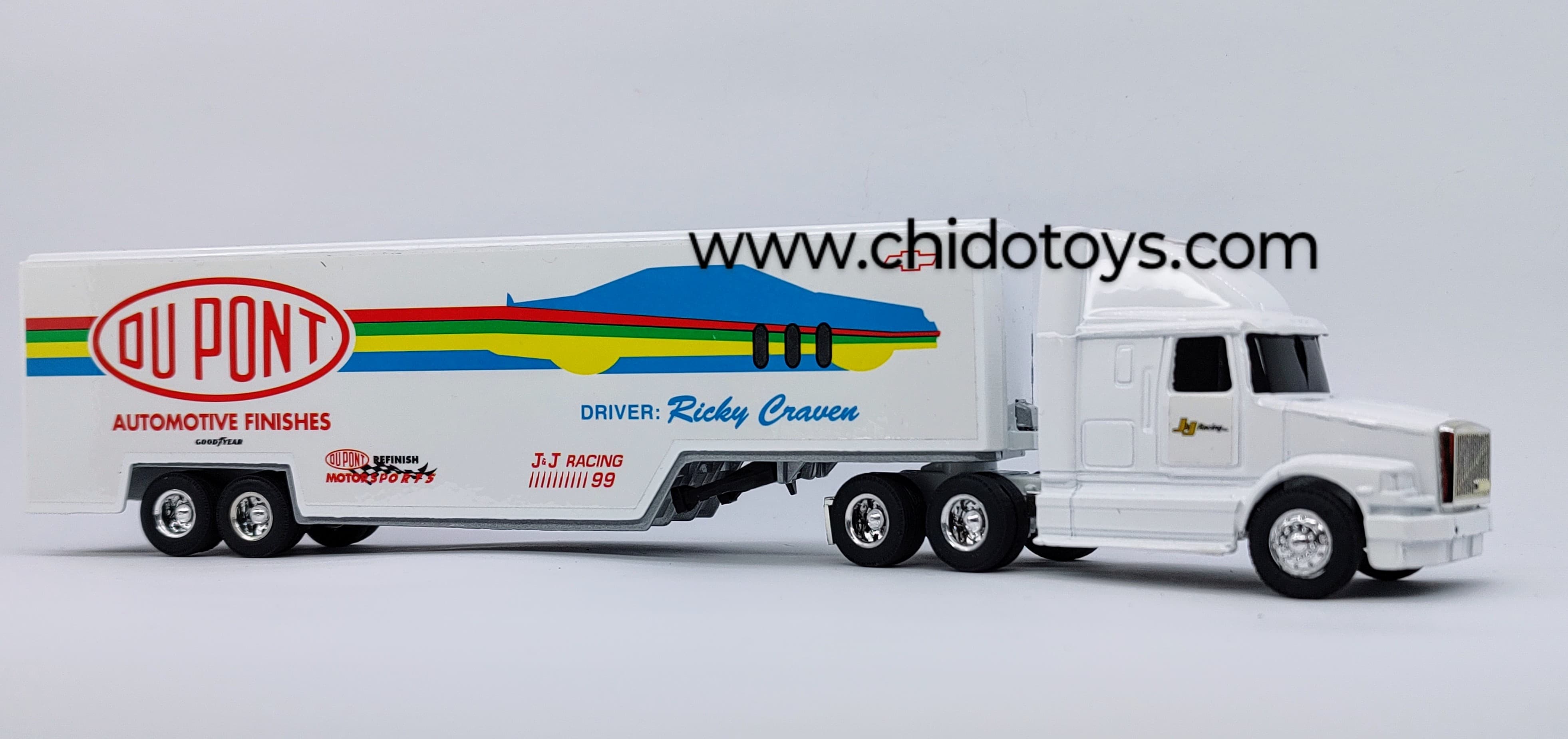 Tráler a escala marca ERTL, Modelo Dupont - Chido Toys