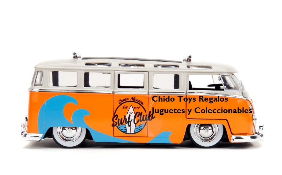 Volkswagen Bus 1962 1:24 de Jada Toys - ¡El Clásico que Debes Tener! - Chido Toys