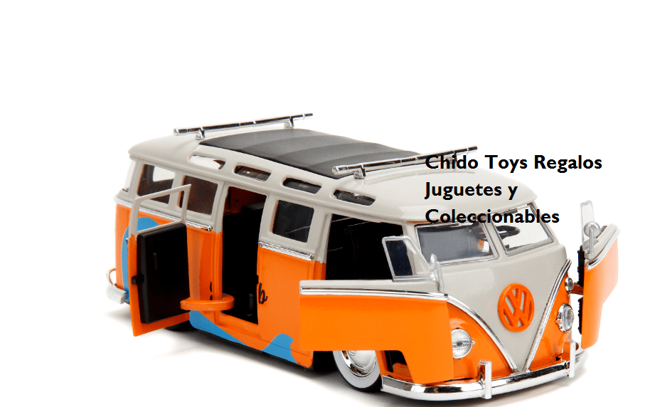 Volkswagen Bus 1962 1:24 de Jada Toys - ¡El Clásico que Debes Tener! - Chido Toys