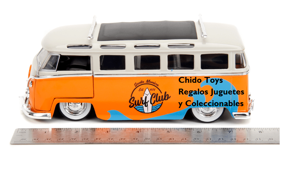 Volkswagen Bus 1962 1:24 de Jada Toys - ¡El Clásico que Debes Tener! - Chido Toys