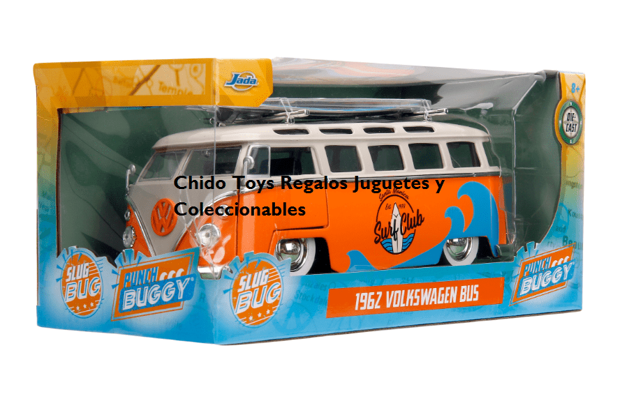 Volkswagen Bus 1962 1:24 de Jada Toys - ¡El Clásico que Debes Tener! - Chido Toys