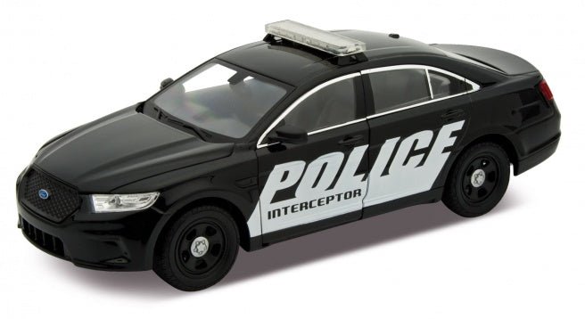 Welly Ford Police Interceptor 1:24 patrulla negra - Chido Toys