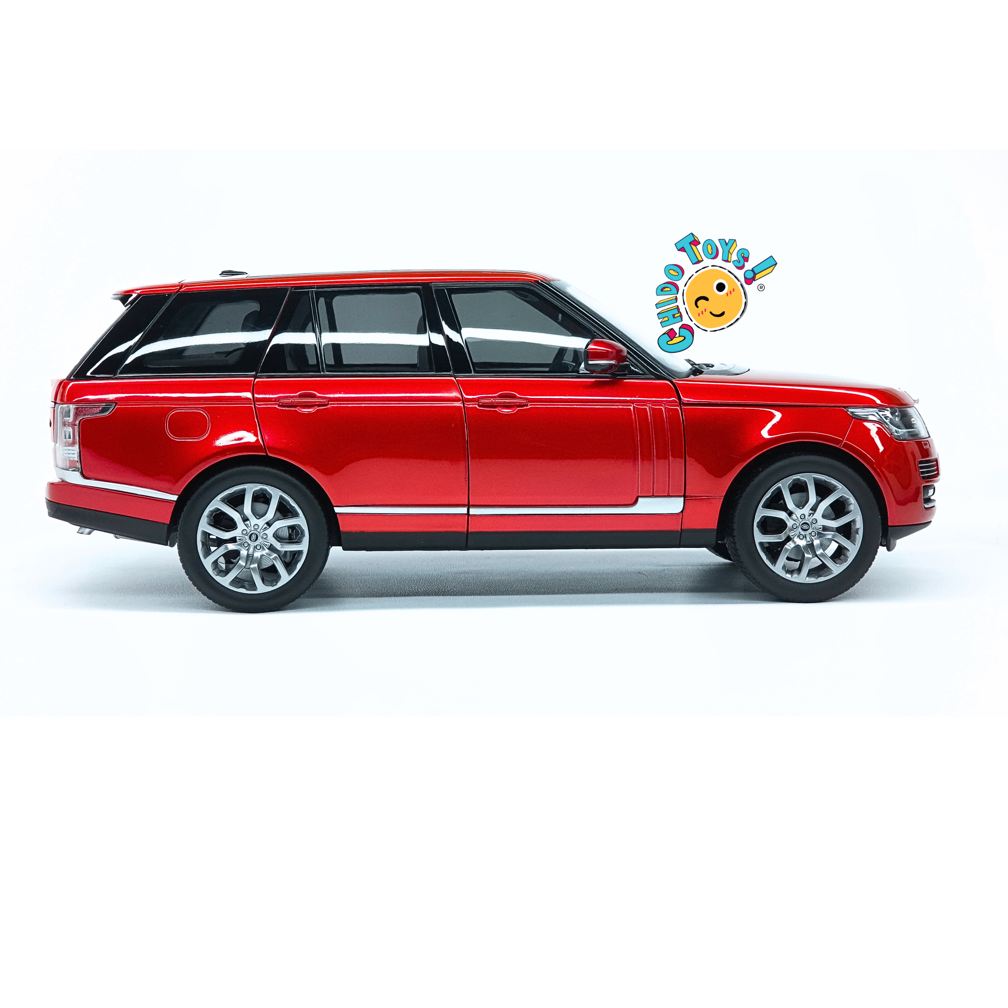 Welly GT Autos Range Rover 2013 1:18 rojo con apertura total - Chido Toys