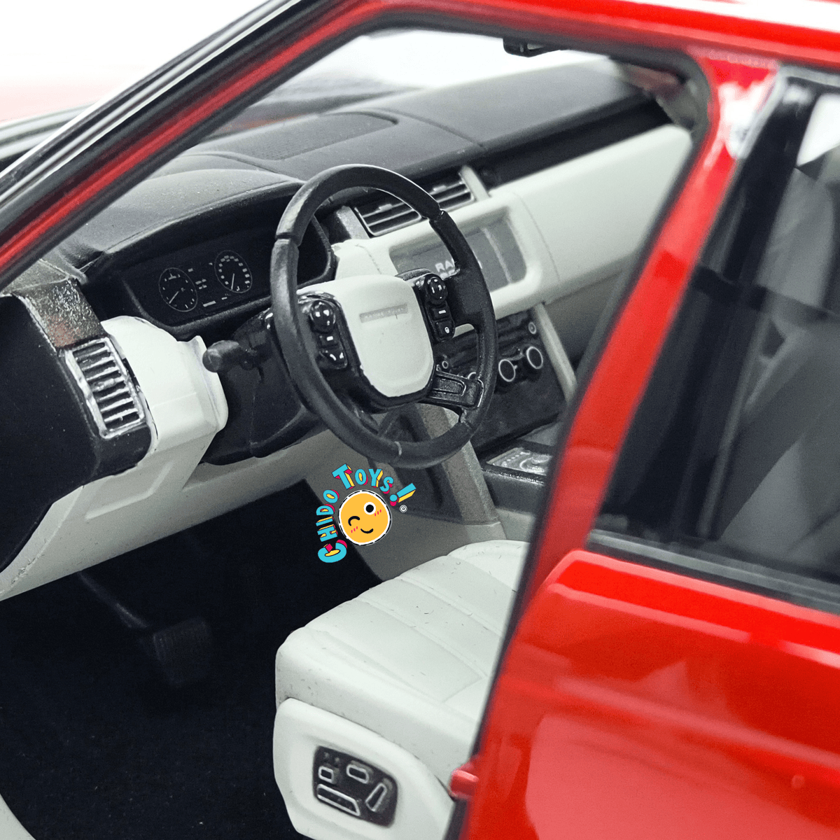 Welly GT Autos Range Rover 2013 1:18 rojo con apertura total - Chido Toys