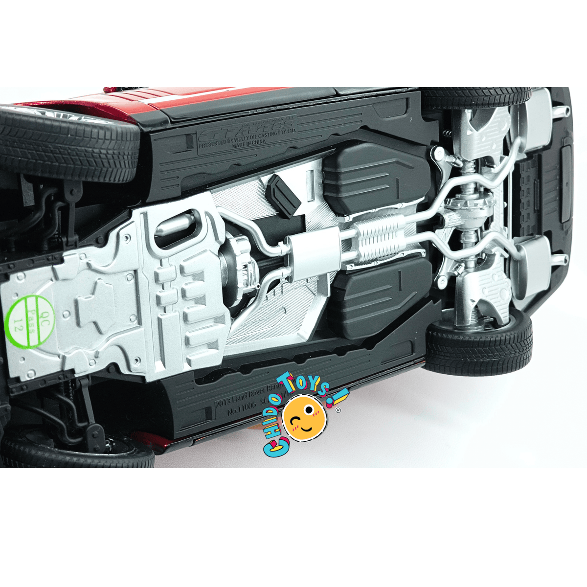 Welly GT Autos Range Rover 2013 1:18 rojo con apertura total - Chido Toys