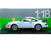 Welly Porsche 964 Turbo 1990 escala 1:18 color blanco con apertura total - Chido Toys