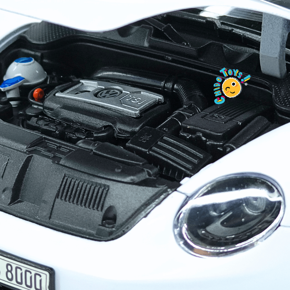 Welly Volkswagen New Beetle 2012 1:18 blanco - Chido Toys