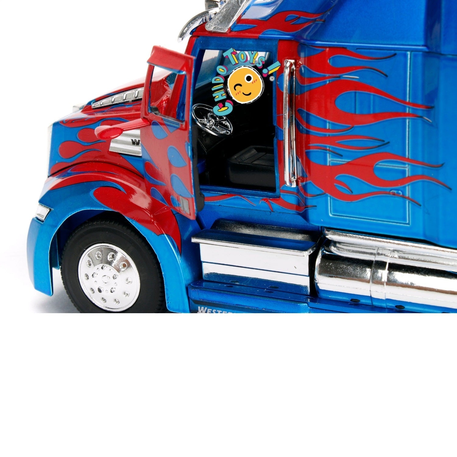 Western Star 5700 XE Optimus Prime de Jada, escala 1/24 - Chido Toys