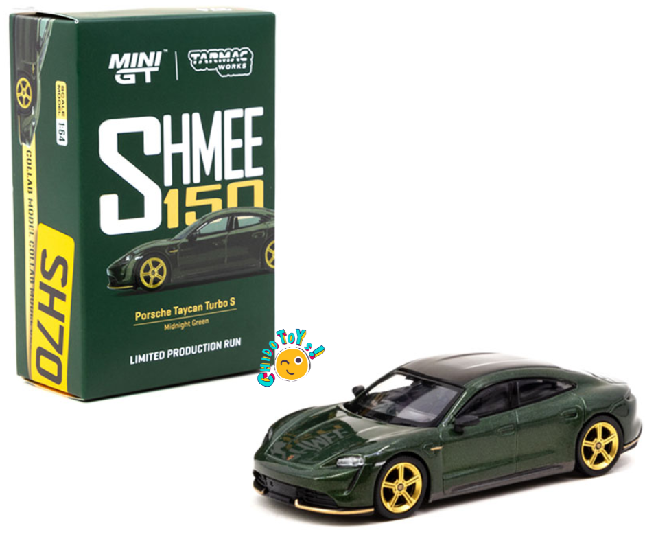 Mini GT - Tarmac Porsche Taycan Turbo S 14+ Scale Car
