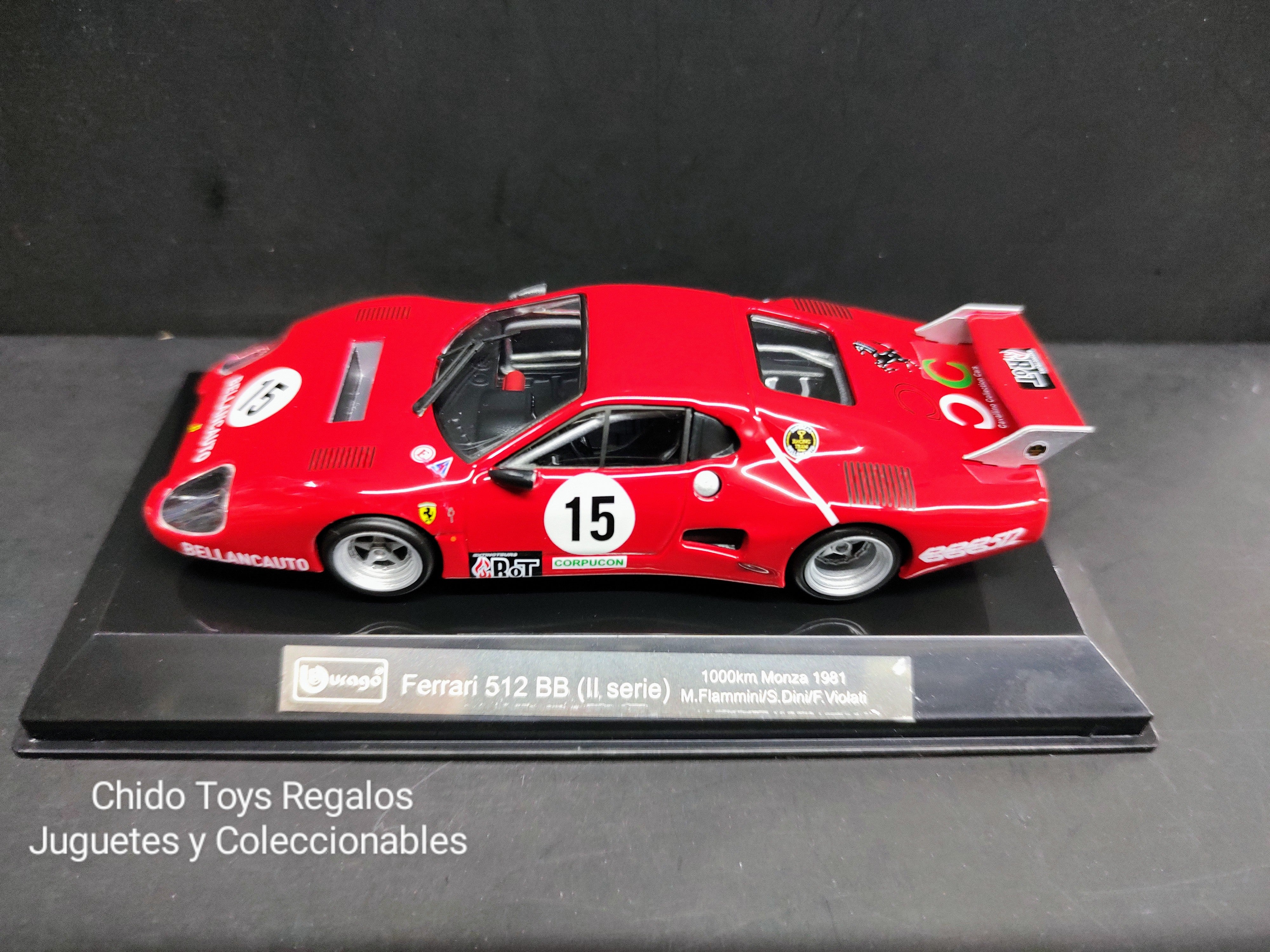 Bburago scale model car, Ferrari 512 BB 1981