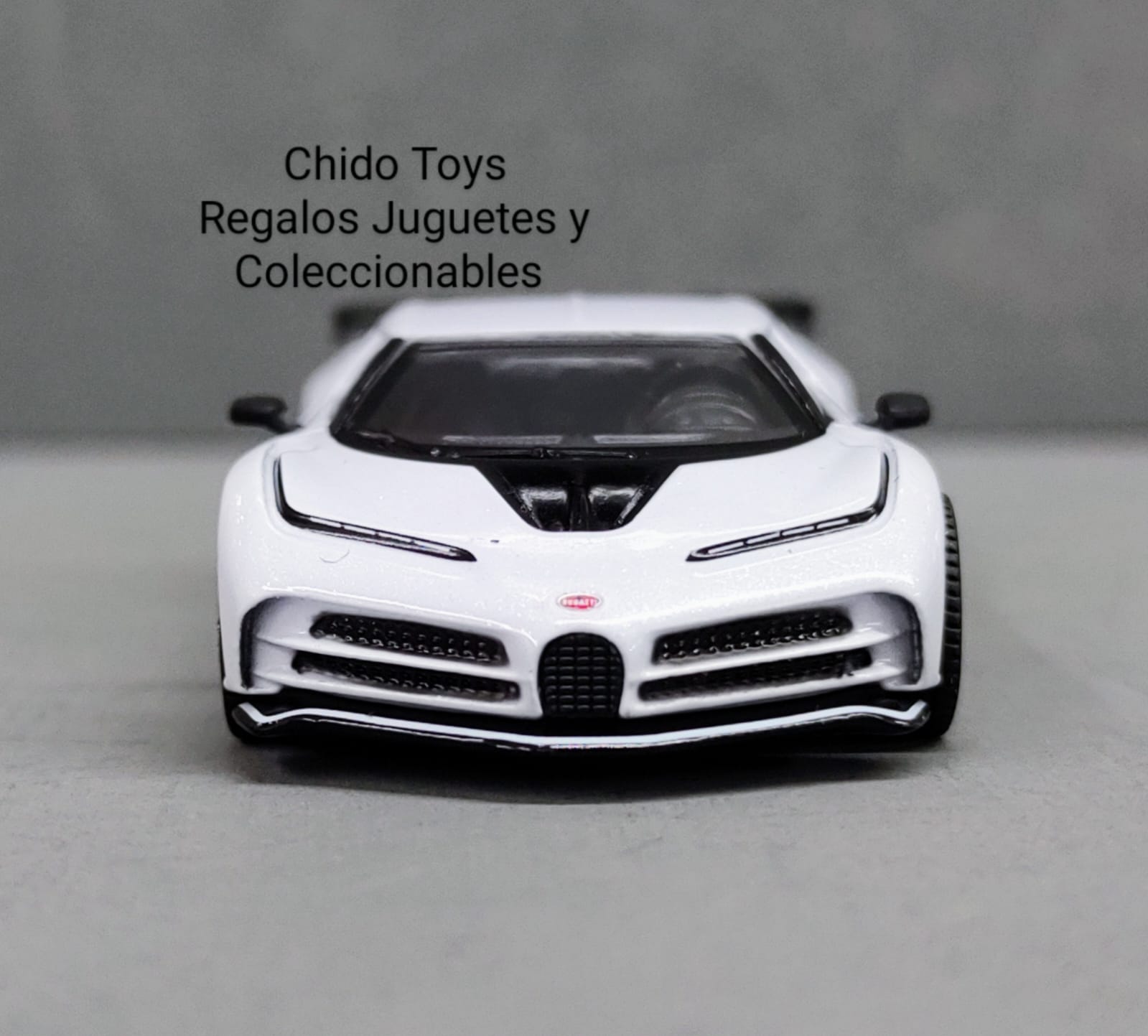 Mini GT Bugatti Centodieci MiJo 1:64 blanco edición limitada - Chido Toys