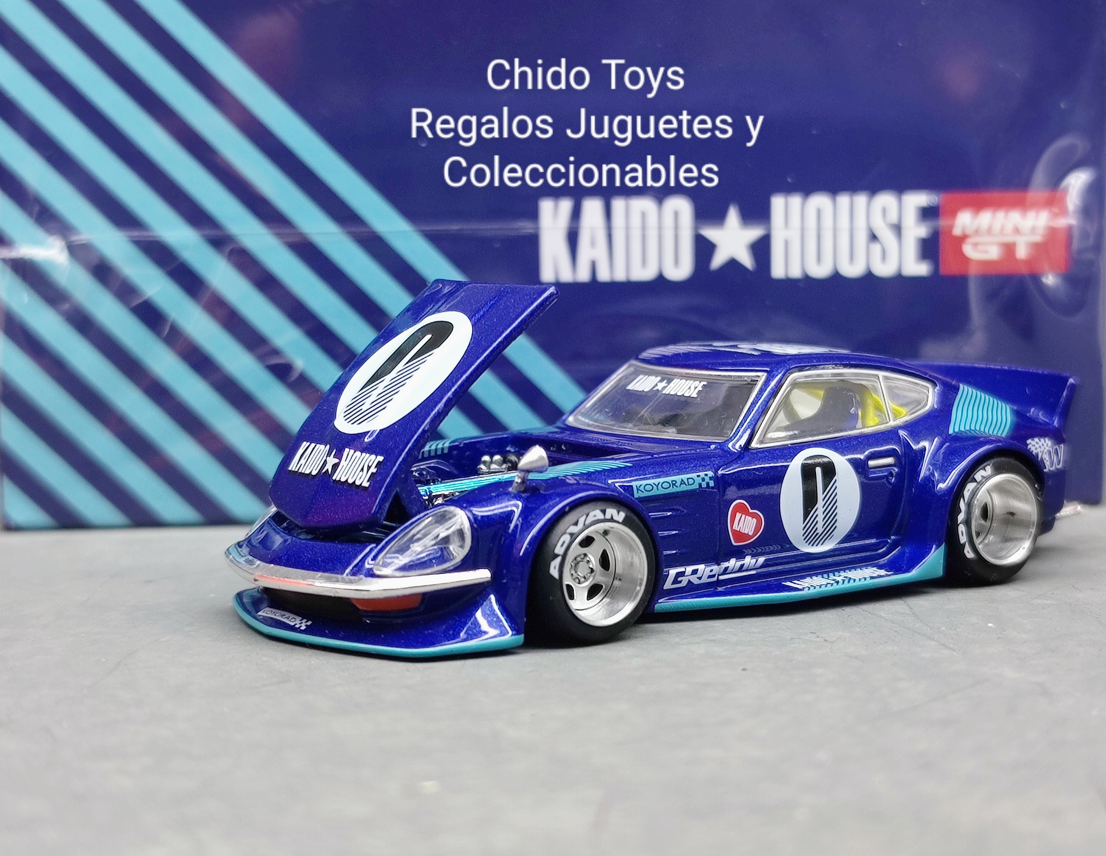 Mini GT × Kaido House Nissan Fairlady Z 024 – 1:64 | Primera edición - Chido Toys