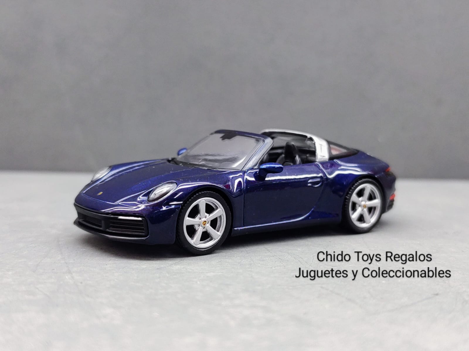 Mini GT Porsche 911 Targa 4S 1:64 Gentian Blue MiJo - Chido Toys