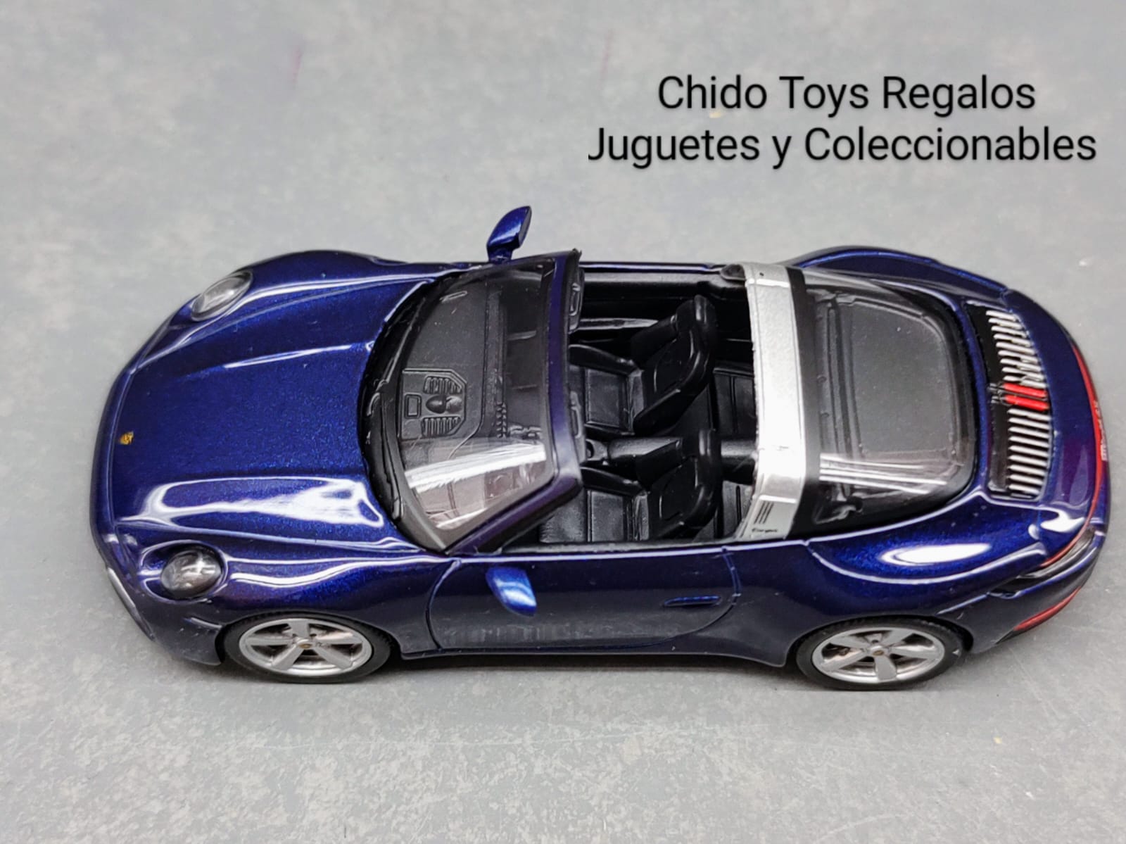 Mini GT Porsche 911 Targa 4S 1:64 Gentian Blue MiJo - Chido Toys