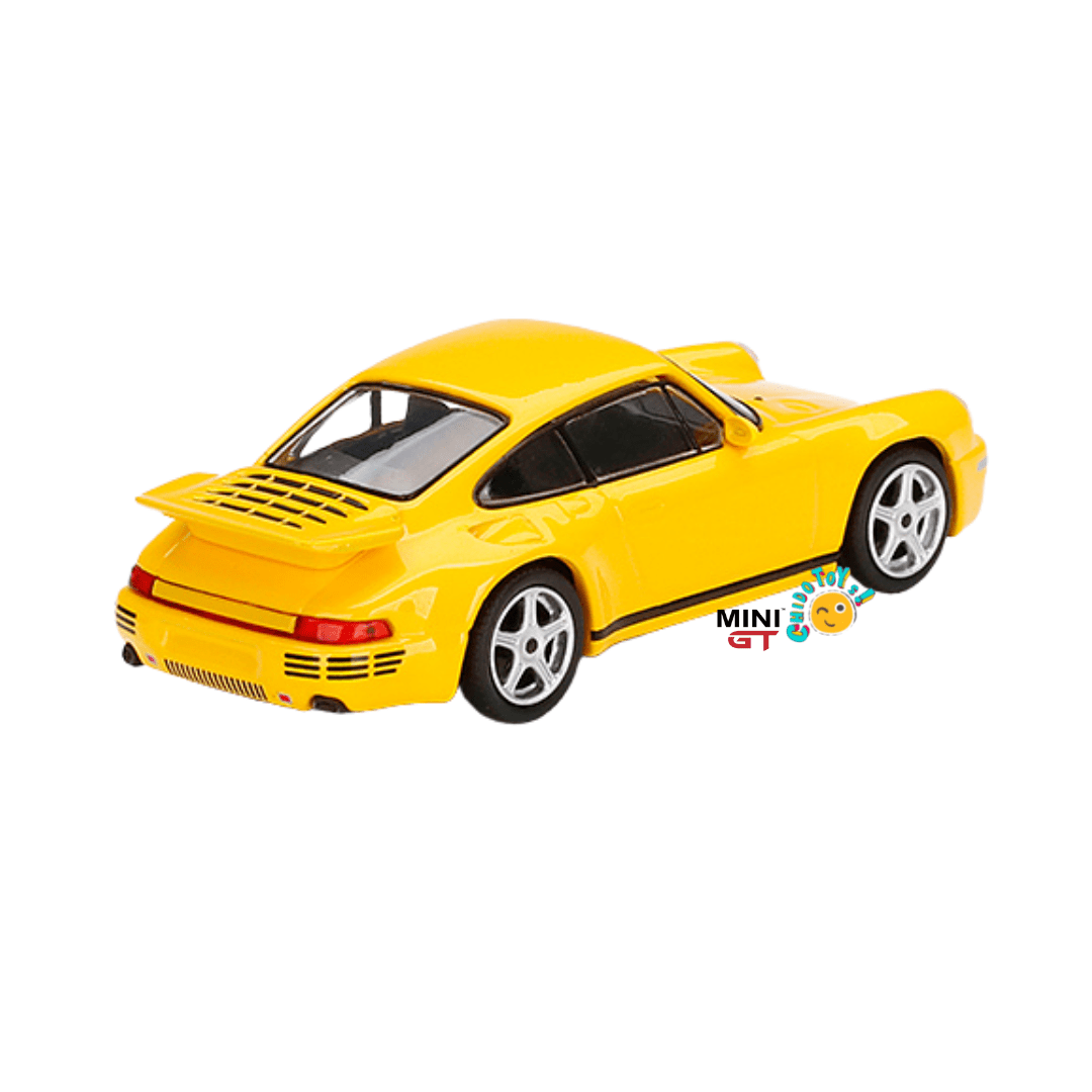 Mini GT RUF CTR 1987 1:64 Blossom Yellow MiJo limitado - Chido Toys
