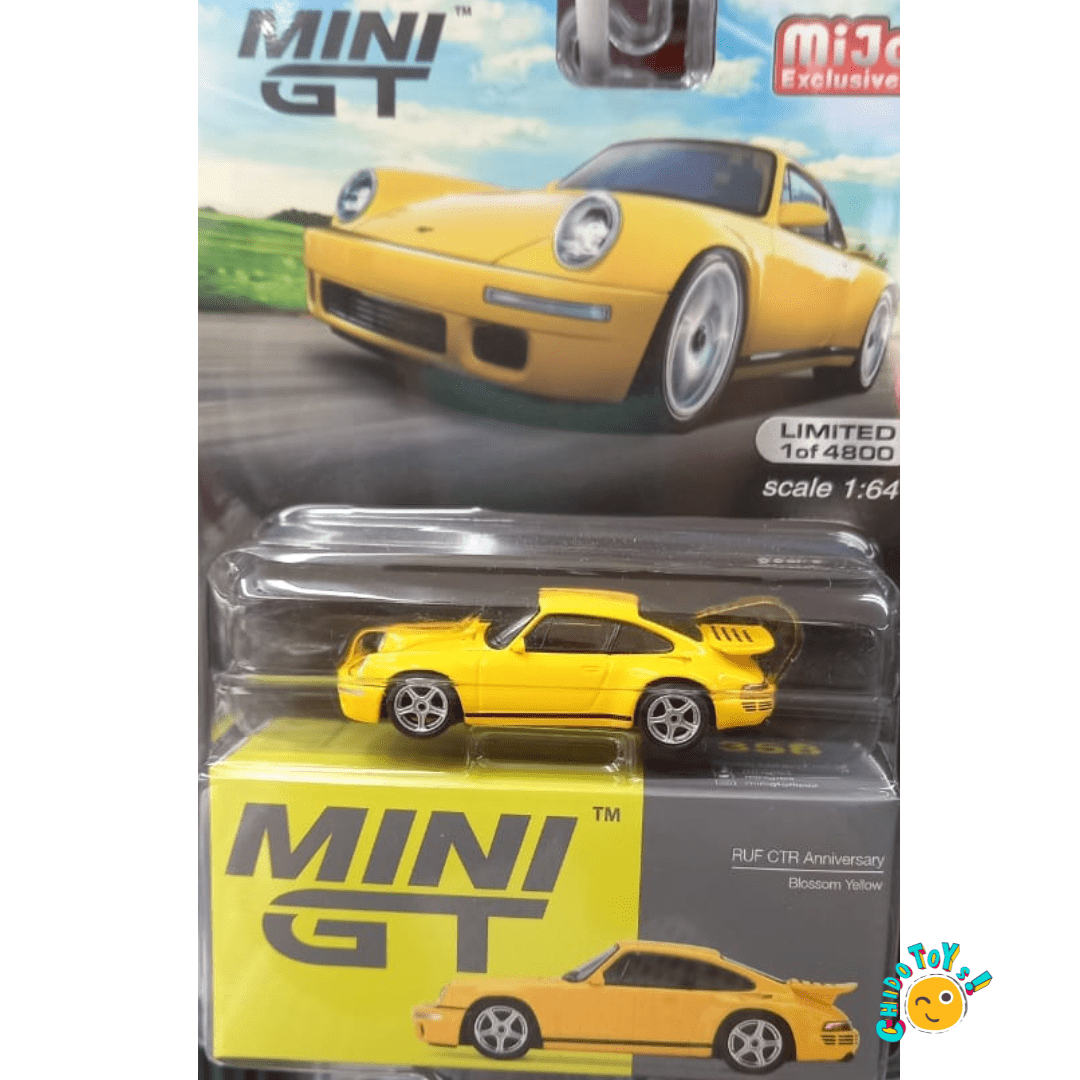 Mini GT RUF CTR 1987 1:64 Blossom Yellow MiJo limitado - Chido Toys