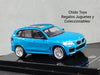 Para 64 BMW X5 G05 2018 1:64 azul Atlantis con base display - Chido Toys