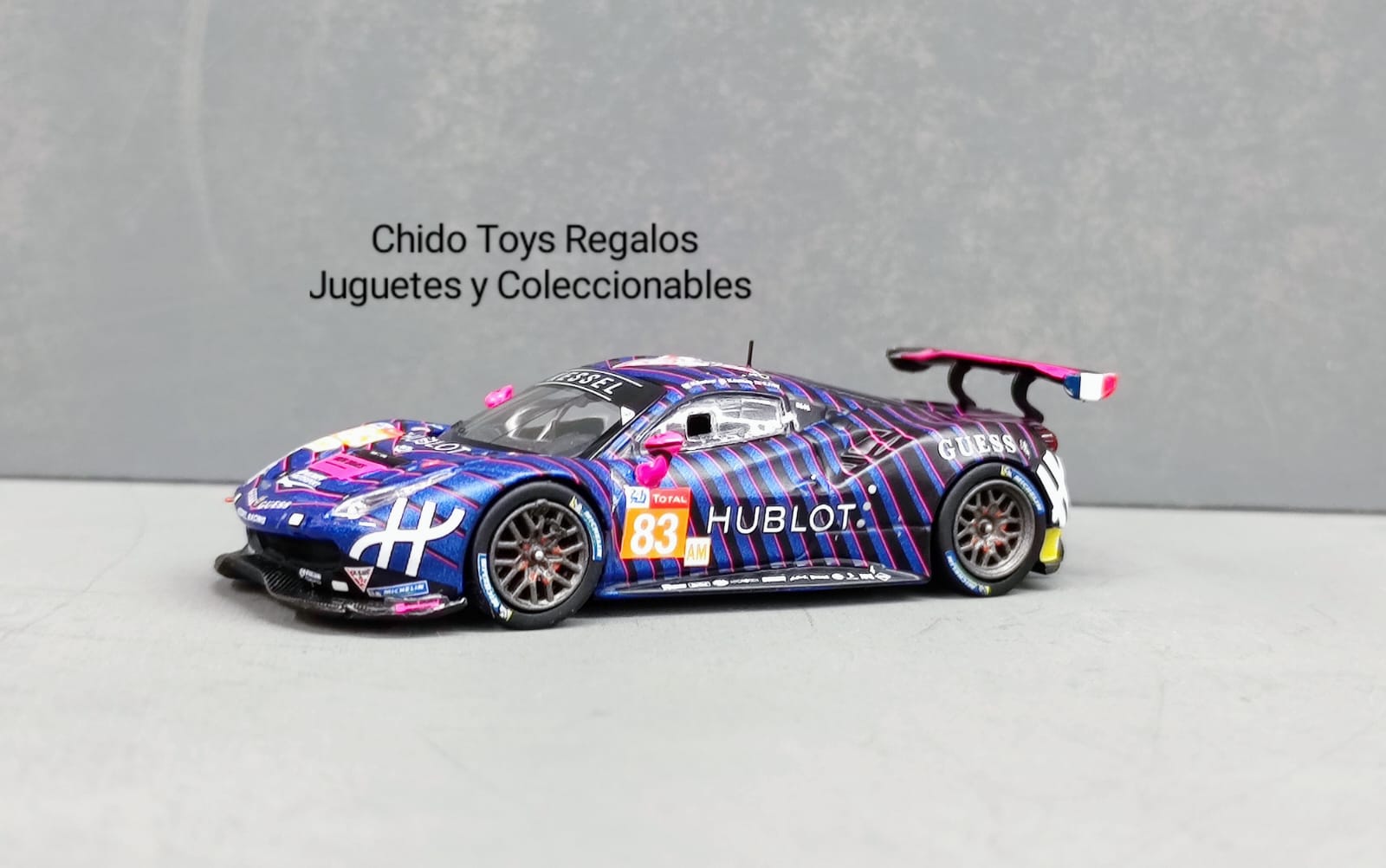 Tarmac Works Ferrari 488 GTE Le Mans 2019 1:64 livery Hublot - Chido Toys